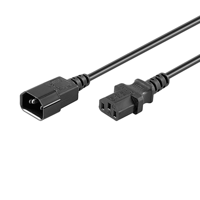 Ewent Cable alimentacion VDE C14 C13 MF 1 80 m